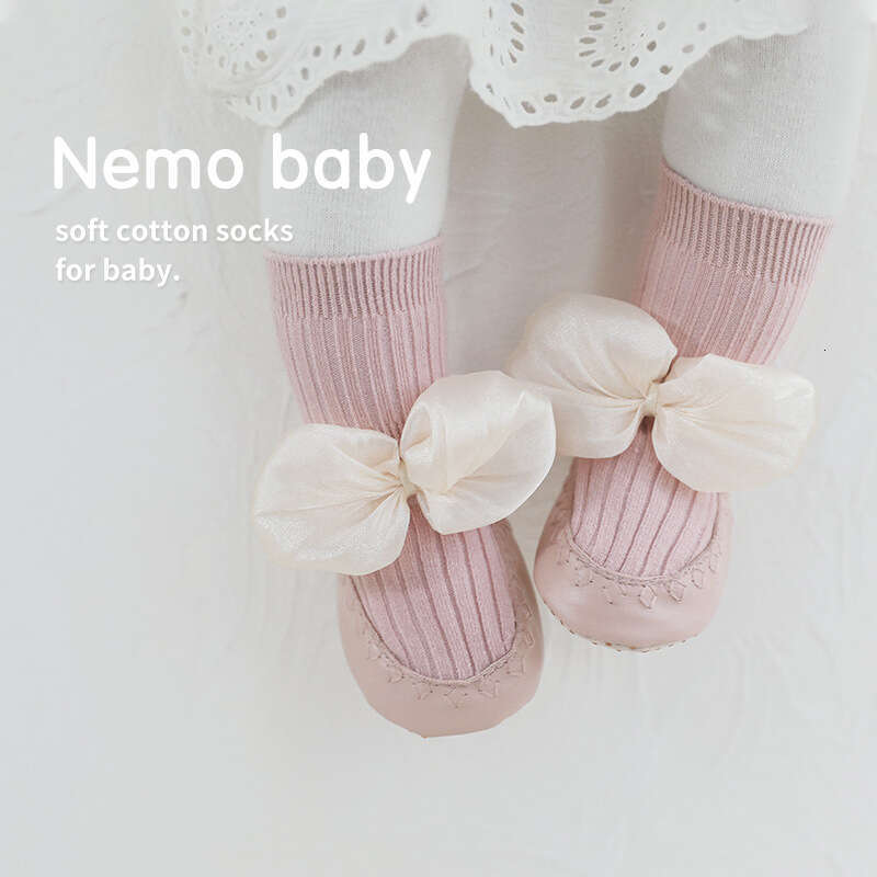 Born Autumn Storewide Discounts New Korean Clearance Sale Princess Bow Baby Walking Mid Calf Perfume perfume Shoes And Cologne Socks cologne Free Sh
