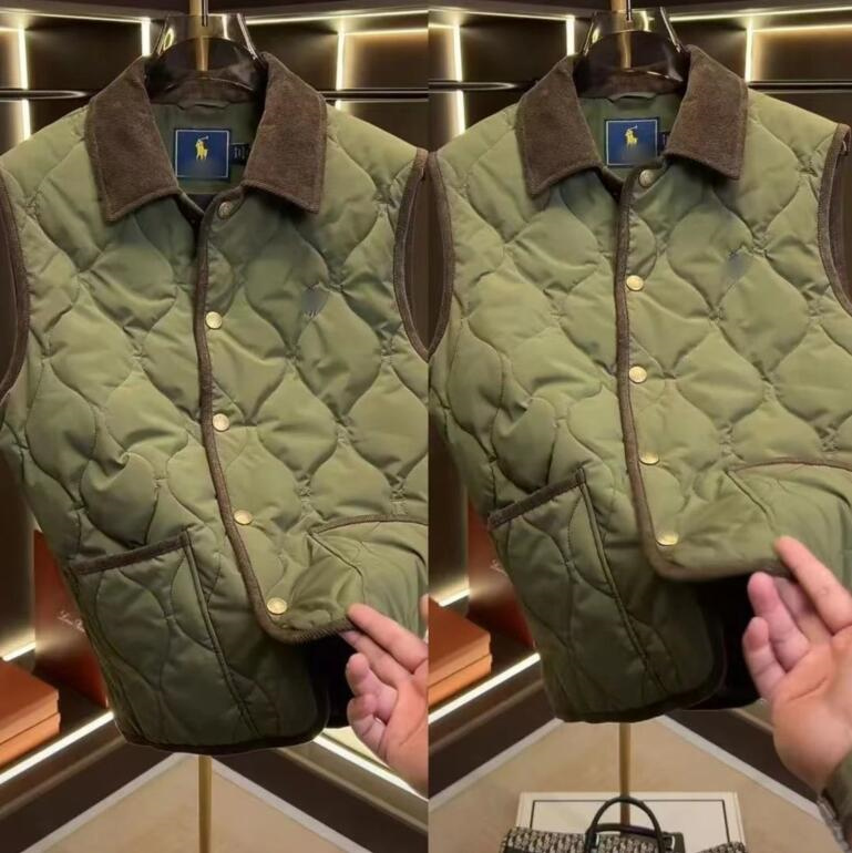 Designer Thicken Windbreaker With Pocket Vest Mens Waistcoat Winter Polo Vests Couples Bodywarmer Jacket Slveless Outdoor Coats