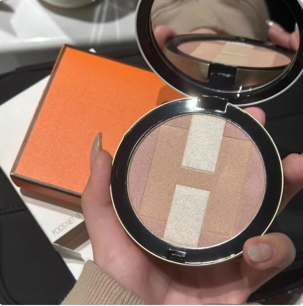 3 Colors Bronze Contour Plein Air Htrio Healthy Glow Mineral powder 18g 3 in1 Bronzers Highlighters Palette 01 Rose Atacama# 02 Corail Mojave# Fa-image-884731251