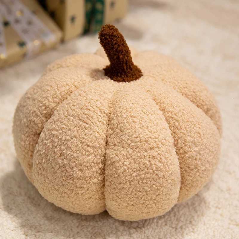 Cute Pumpkin Throw Pillow/Cushion 3D Holiday Pillow Polka Dot Pumpkin Pillow Fluffy Filling Pillow Plush Pillow Holiday H260330-image-1099630743