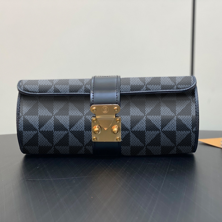 Boîte à montres design Boîtes à bijoux de luxe Boîtes à montres en cuir véritable rétro Accessoires de montre Boîte de mode Boîtes multi-portable