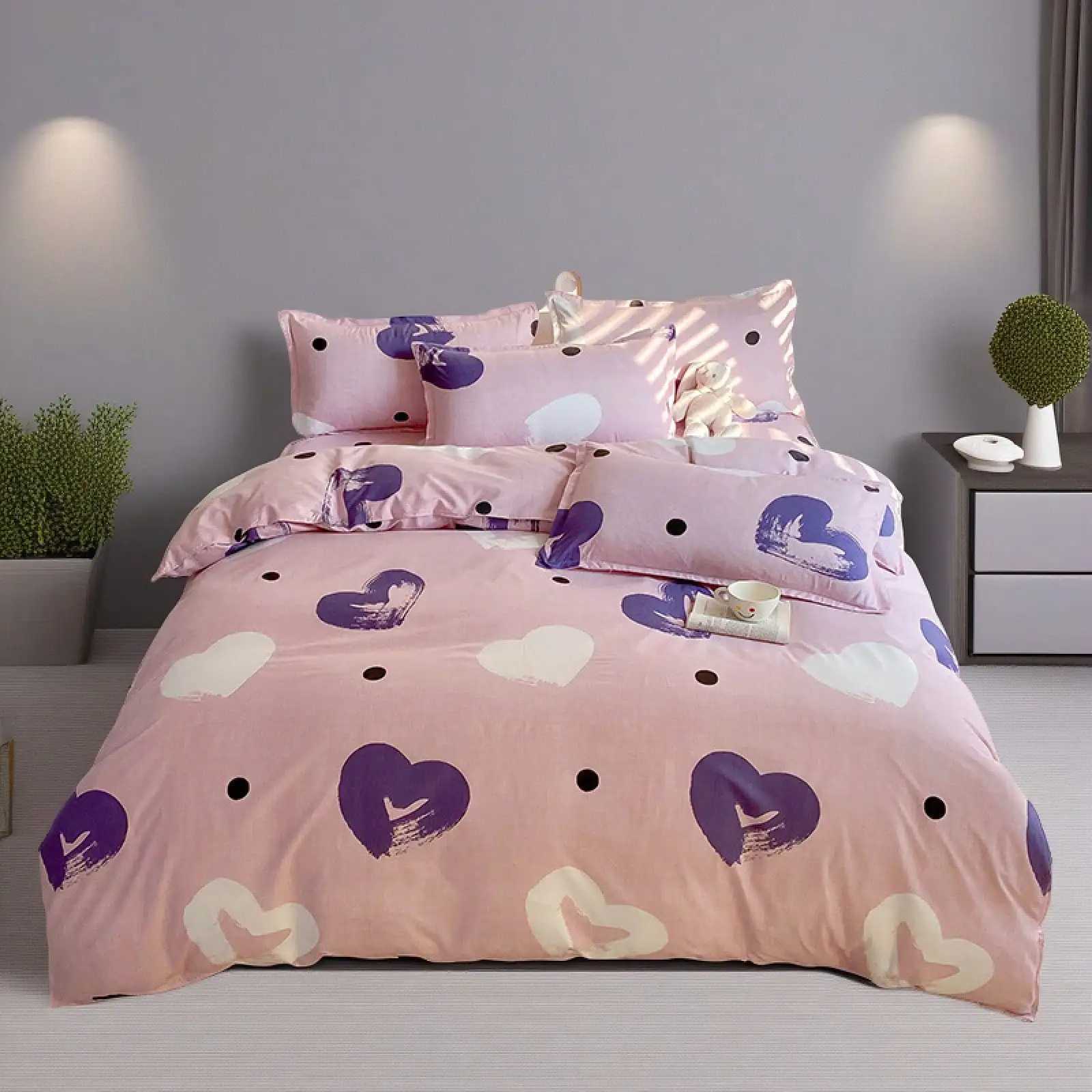 Offline Same Style High-End Light Luxury 4-Piece Set Satin Bed Sheets With Elastic Corner Straps Queen Size Sheets Set 4 Pcs S H260402-image-1100072522