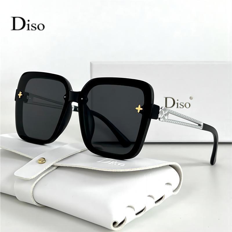 Luxury Brand Designer Sunglasses New Style -Inspired Fashion Women's Sunglasses 2025, High-End Look, Popular On Xiaohongshu, Large Frame Sunsha