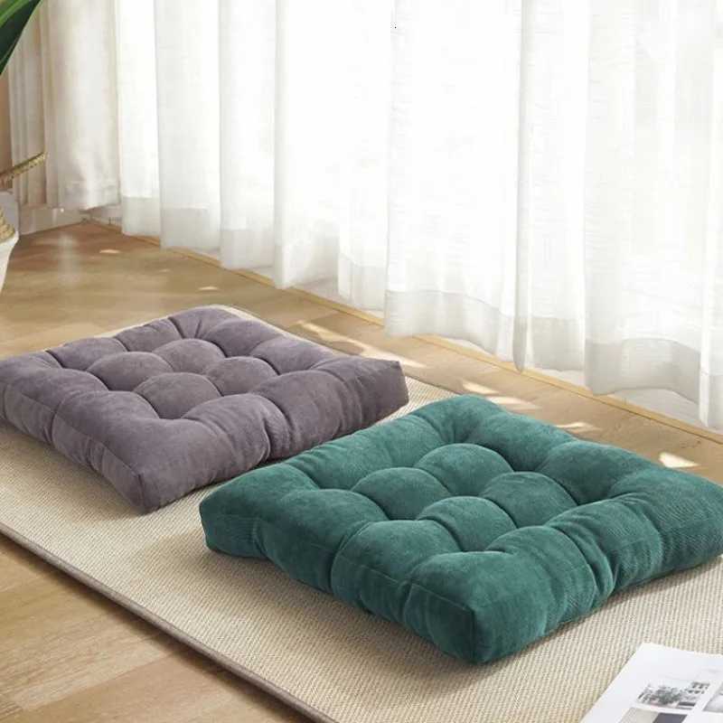 Square Large Floor Pillow Seating Cushion Corduroy Tufted Floor Cushion For Adult Kids Pad Chair Cushion for Home Office H260330-image-1099631660