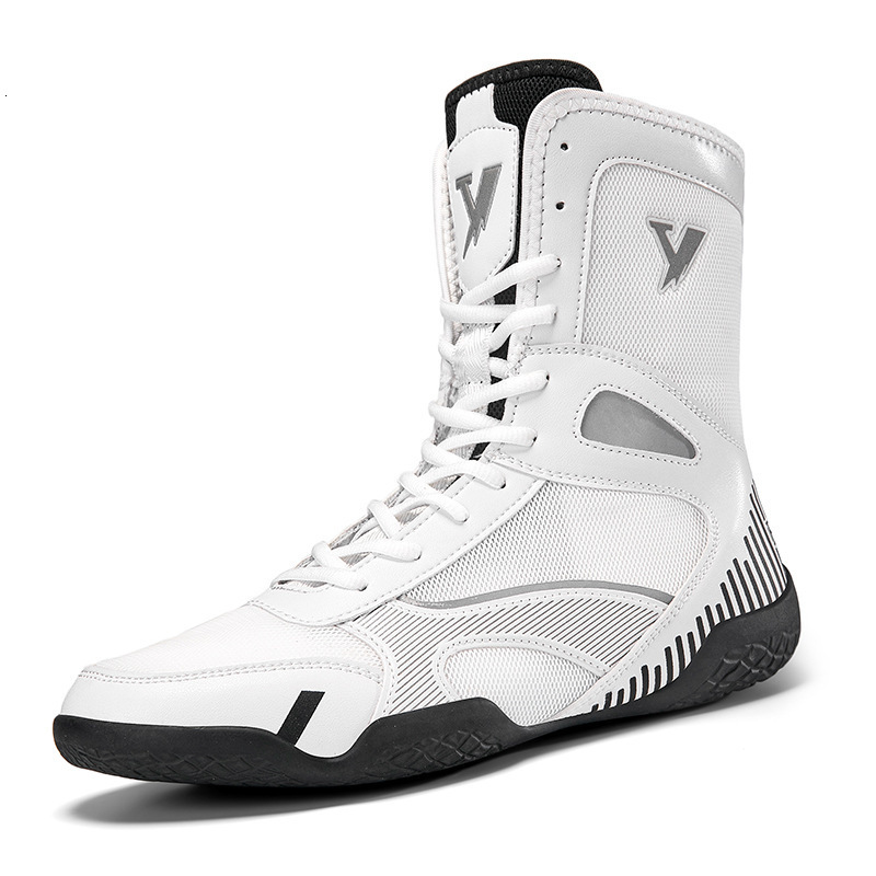 TaoBo Pro Kid femmes chaussures de boxe solide haut léger combat chaussures d'entraînement taille 33 semelle extérieure en caoutchouc respirant b