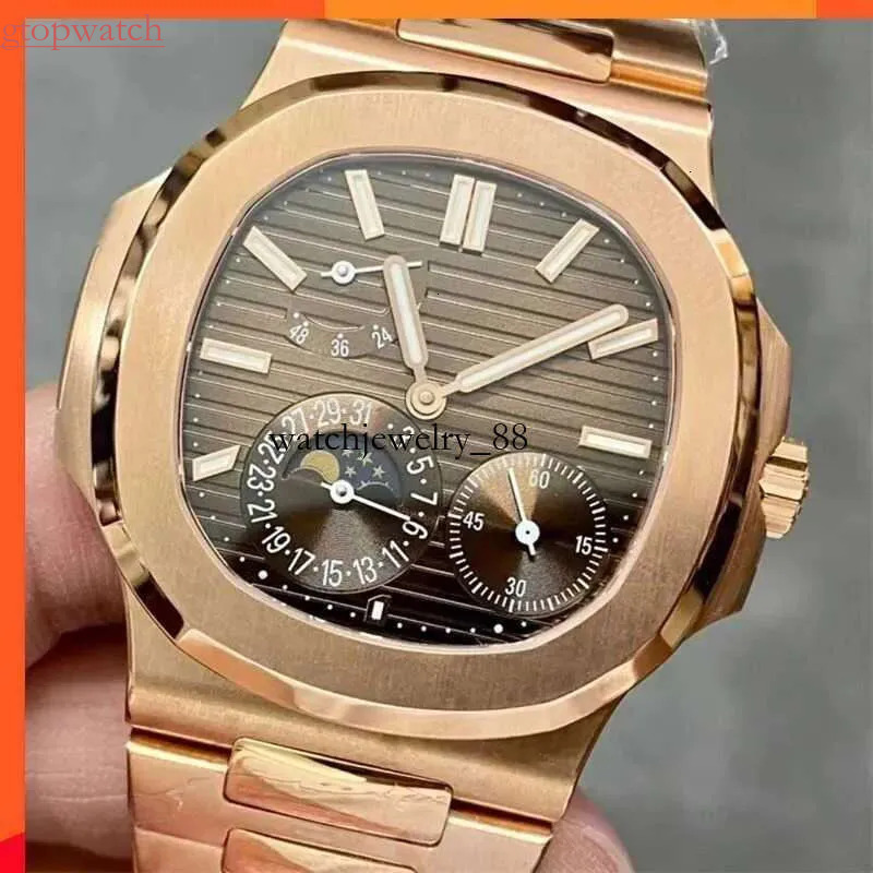 High Quality Designer Watches Men Top 5712 Automatic nical Full Function Sapphire Mirror Waterproof hine Mens Luxury Watch for Women