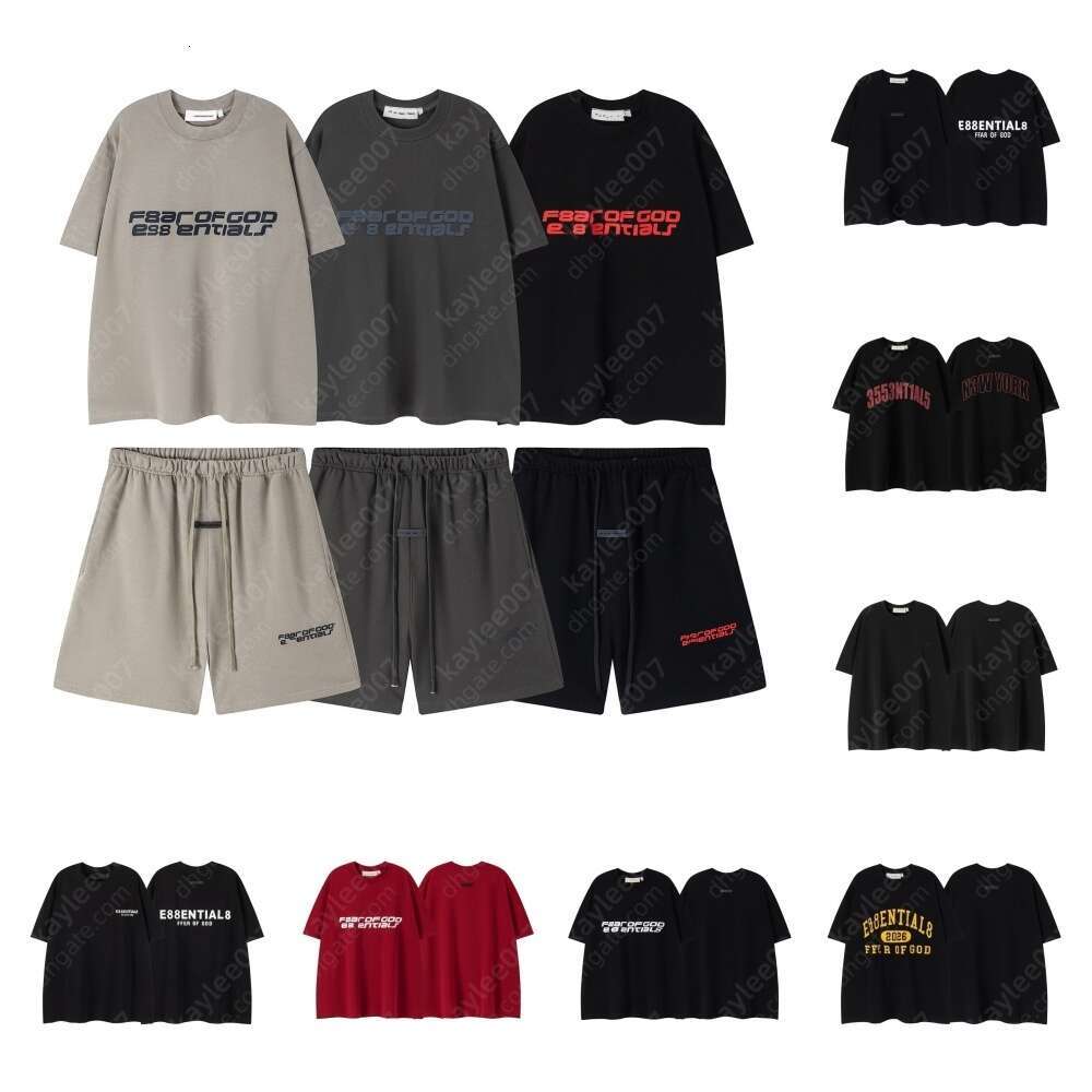 essentials shorts mens designer t shirt women classic graphic tee summer brand tracksuit fashion shirts men outdoor sweatshirt popular joggers lu-image-684229165