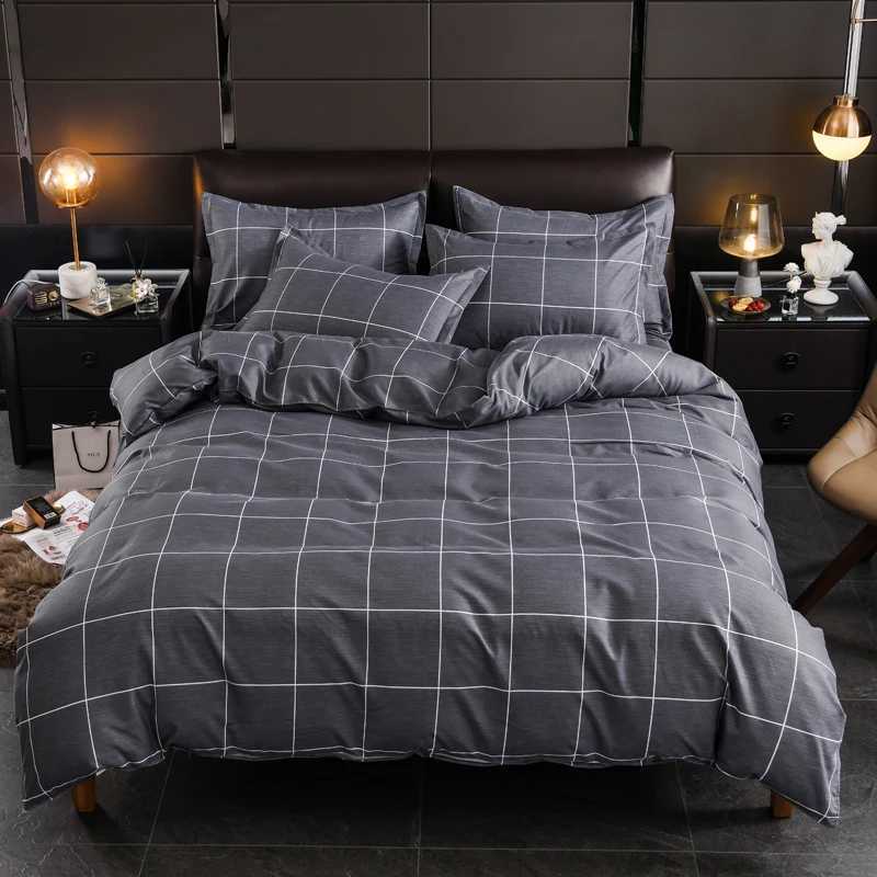 Fall Nordic style Duvet cover 1 PCS Double bed Quilt cover Minimal comforter covers for queen king Twin size bed No Pillowcases H260402-image-1100072526