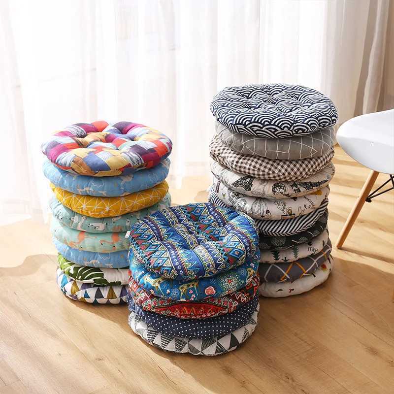 Round Cushion Office Chair Cushion Tatami Meditation Cushion Sofa Throw Pillows Yoga Floor Mat 30/40/45CM Decor Seat Cushion H260330-image-1099631140