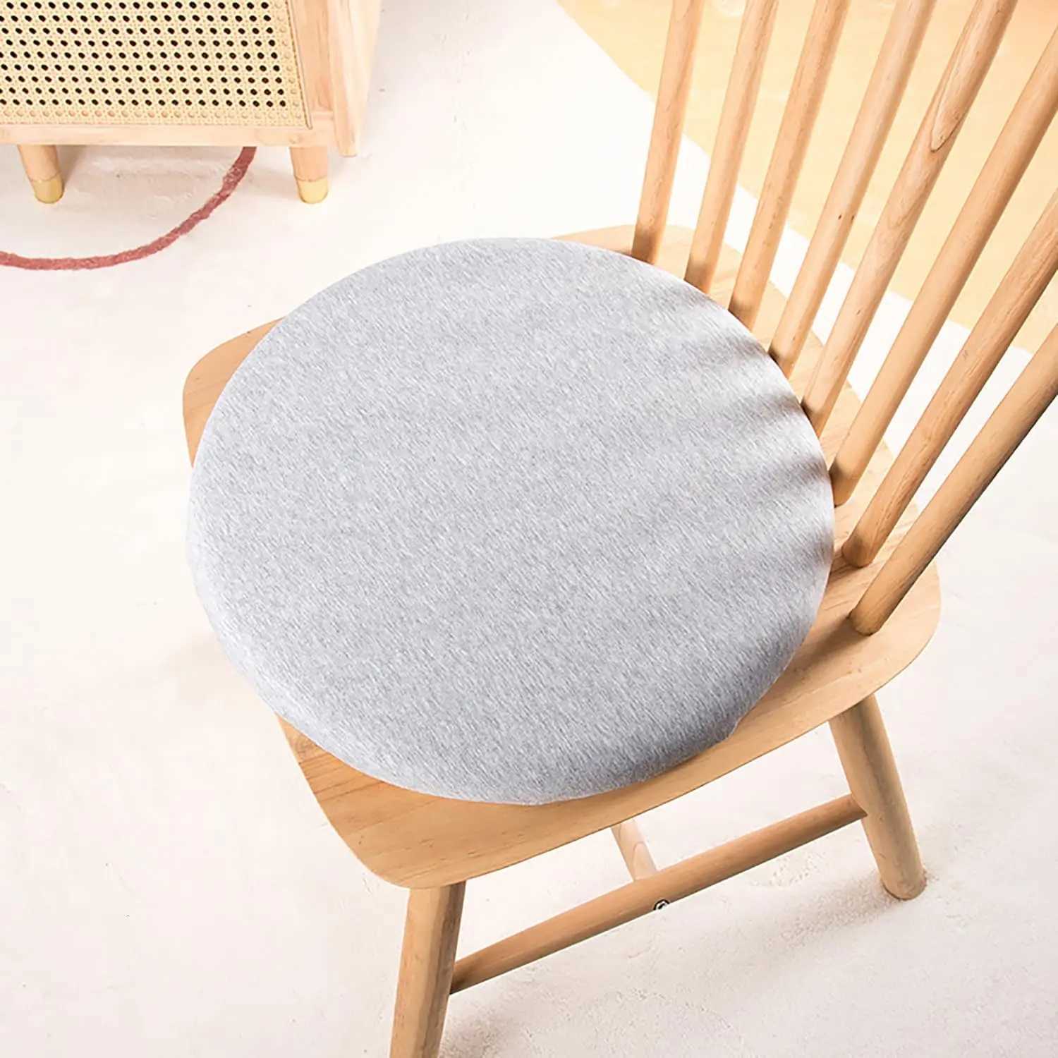 Round Stool Cushion Memory Foam Small Chair Cushion Circle Chair Pad Kitchen Dining Seat Pad for High Stool Chairs Bistro Bar H260330-image-1099630364
