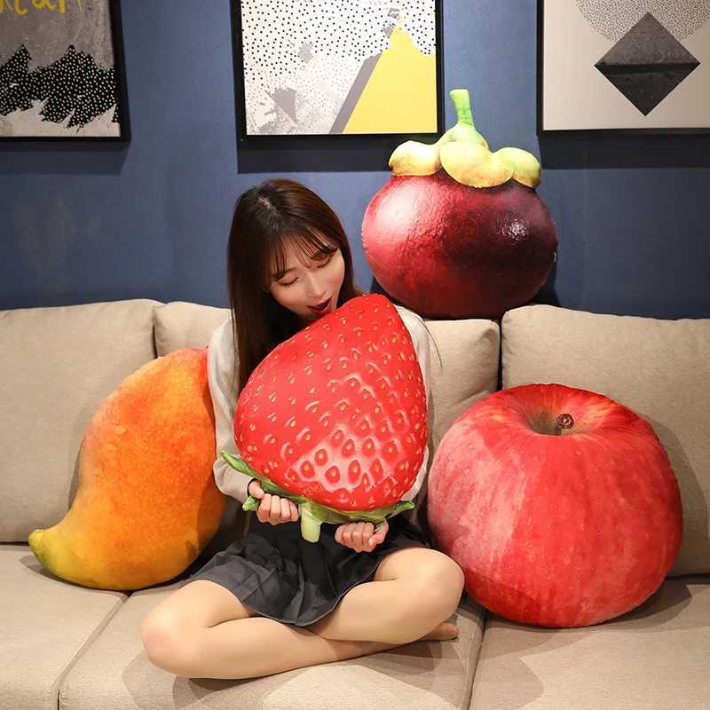 Adult Pillow Cushion Seat Pad Back Cushion Simulated Fruit Series Home Kitchen Decor H260330-image-1099630771
