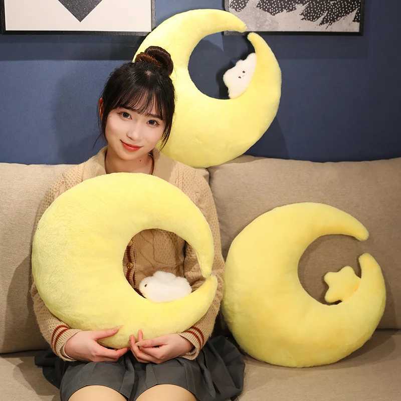 Adult Pillow Cushion Seat Pad Back Cushion Moon Home Bedroom Warm Rest H260330-image-1099631170