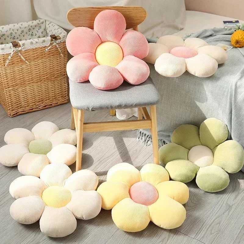 Lovely Daisy Throw Pillows Soft Comfortable Lumbar Support Back Cushion Cartoon Chair Cushion Pillows Decor Home Flower Pillow H260330-image-1099630977