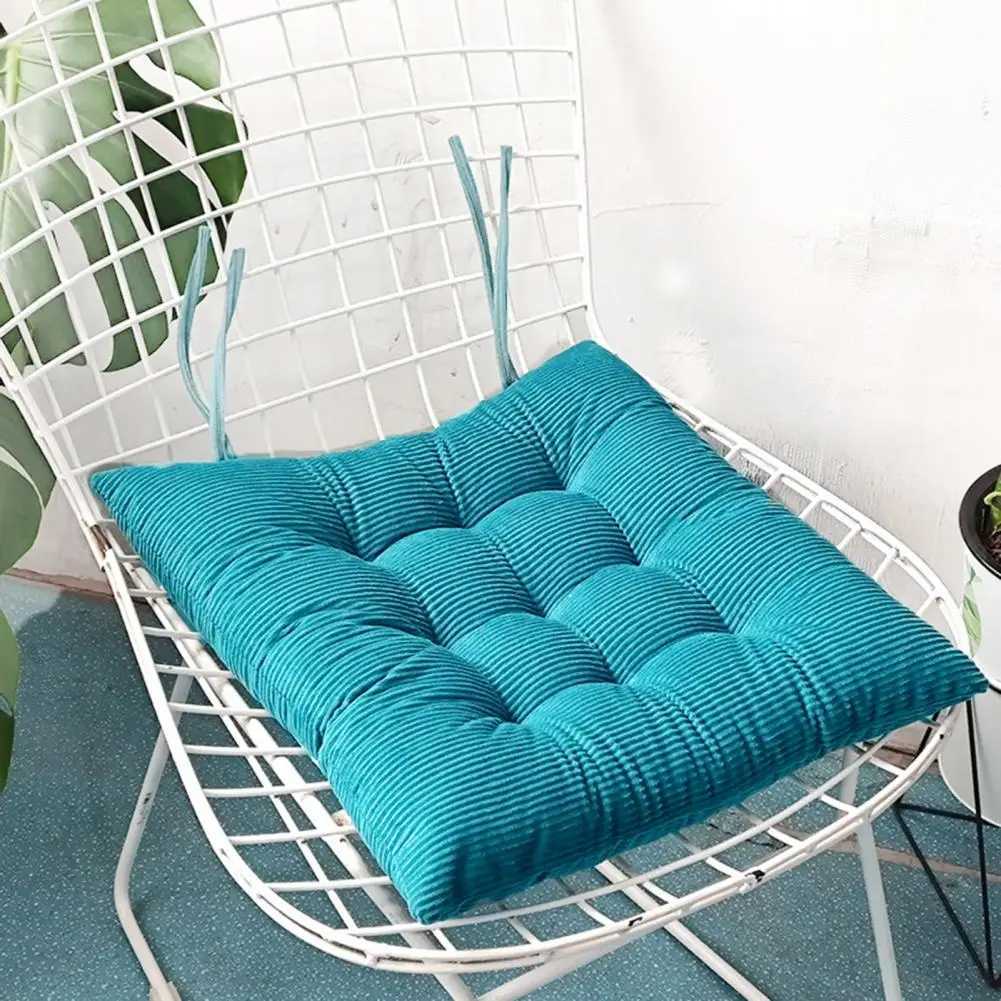 4040cm Seat Cushion High Rebound Chair Pad Straps Design Chair Cushion Autumn Winter Warm Pillow Cushion For Household Office H260330-image-1099631809