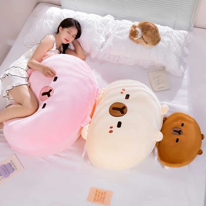 Adult Capybara Pillow Sofa Cushion Living Room Bedroom Bedside Bay Window Cute Internet Celebrity Animal Pillow H260330-image-1099630521