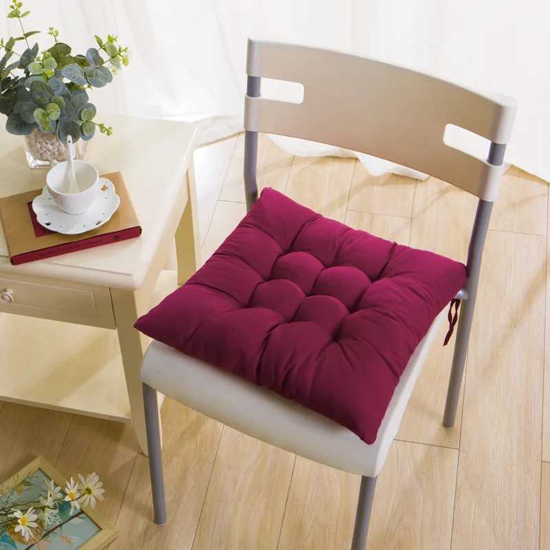 Square Chair Soft Pad Thicker Seat Cushion For Dining Patio Home Office Indoor Outdoor Garden Sofa Buttocks Cushion With Strap H260330-image-1099631738
