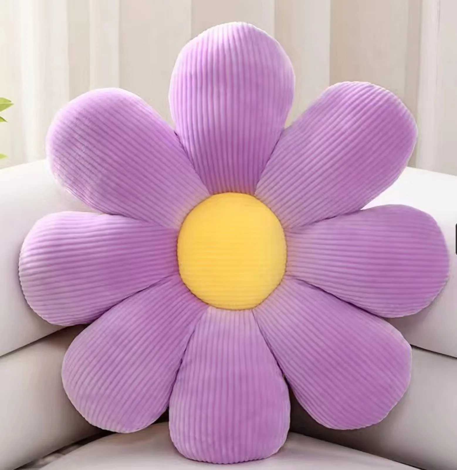 Small Daisy Seat Cushions Petals Flowers Cute Birthday Gifts 40cm Home Bedroom Living Room Office Supplies Decorative Pillows H260330-image-1099630778