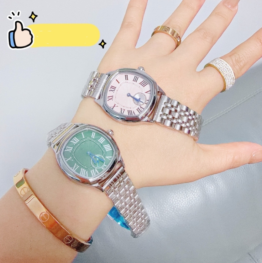 2026 NEW women CAR Luckyity dayity Watch Square classic Watches Designer Diamond Quartz Movement Stainless Steel Bracelet Sapphire Glass womens wris