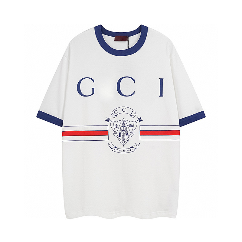 2026 Men's Plus Tees & Polos Round neck embroidered and printed polar style summer wear with street pure cotton T-Shirts 38