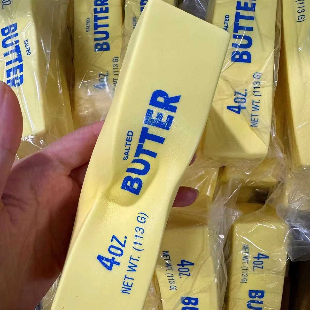 Soft Slow Rebound Butter Stick Squeezing Toy Realistic Butter Sticks Decompression Fidget Toys H260330-image-1099687737
