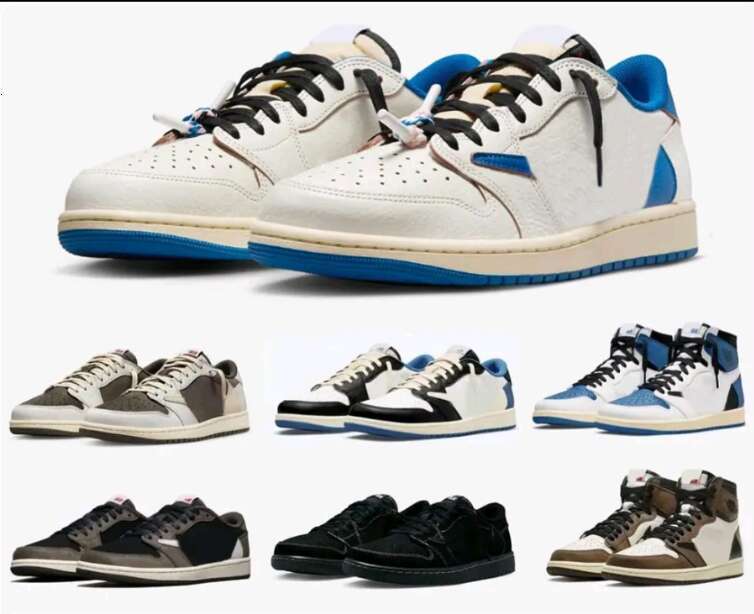 Designer shoes NEW Reverse Mocha Low TS Cactus Jack Suede Basketball Men Women s High SP Fragments Jack Dark Mochas Sports Sneakers Original Box