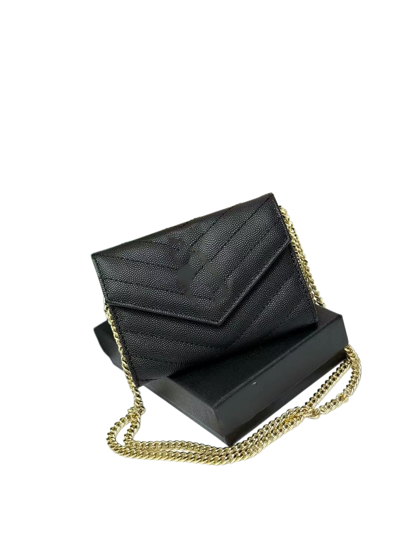 high quality Luxury Designer Purse Fashion Key Wallet Gold chain Caviar Wallets Credit Card Holders Tote Coin Purses With Box Dust Bag