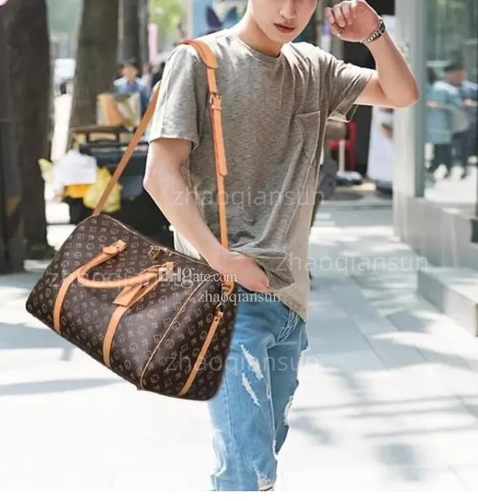 Designers Travel Suitcase Luggage Fashion pu leather Luxurys Men Women Trunk Bag Flowers Letters Purse Spinner Universal Wheel Duffel Bags 55cm 0-image-809695295