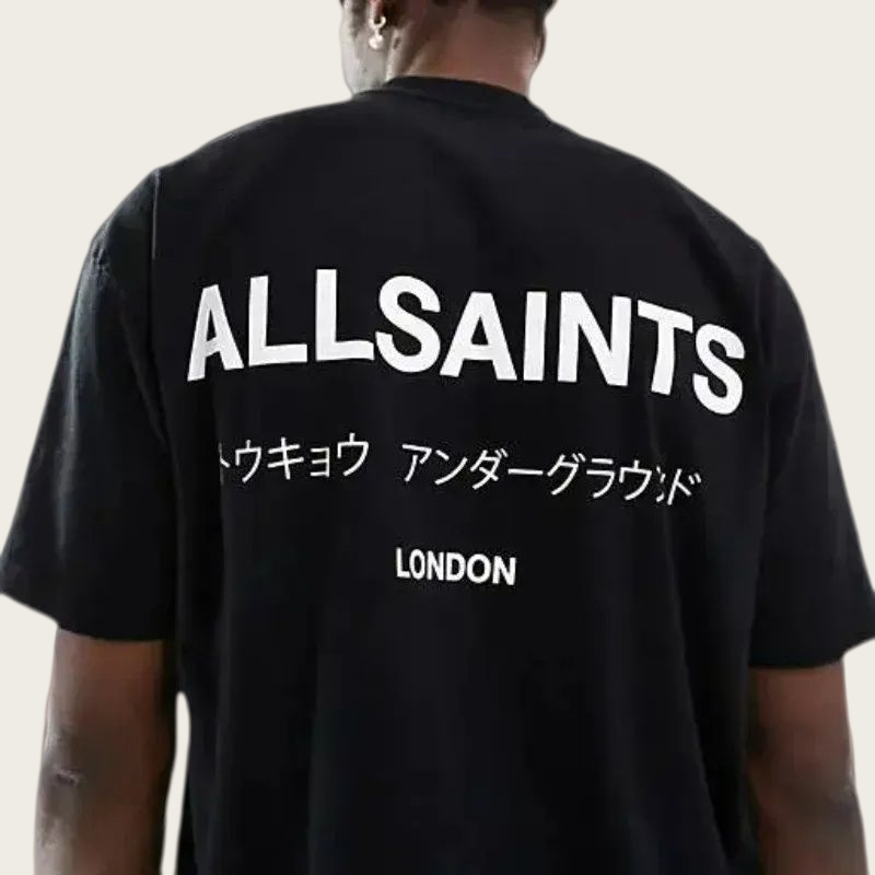All Saint Men's Designer Fashion Allsaint T Shirt Product Loose 2025 Summer Cotton Clothing Simple Luxury Brand And Women's Short Sleeved