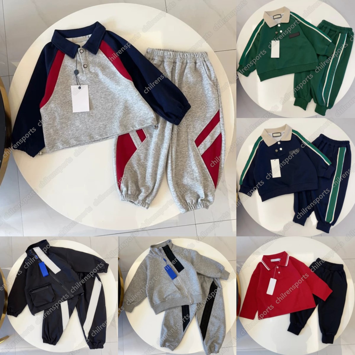 Designer Baby clothing set black grey green Brand Girls girls Spring summer Clothes Kids sets for Babies-image-1078744306