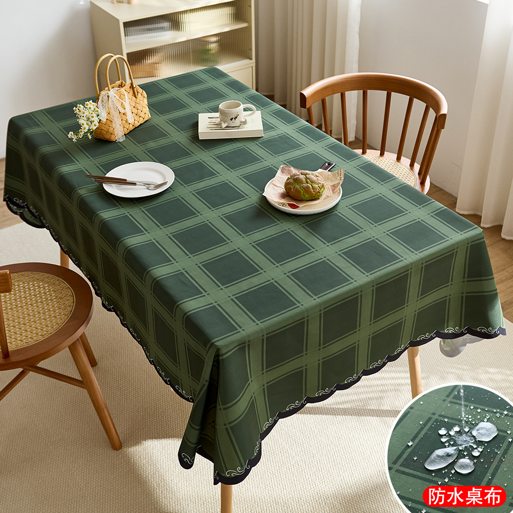 Waterproof and oil-proof retro coffee table mat decorative cloth with a touch of luxury and sophistication. UMLC01-image-1099752431