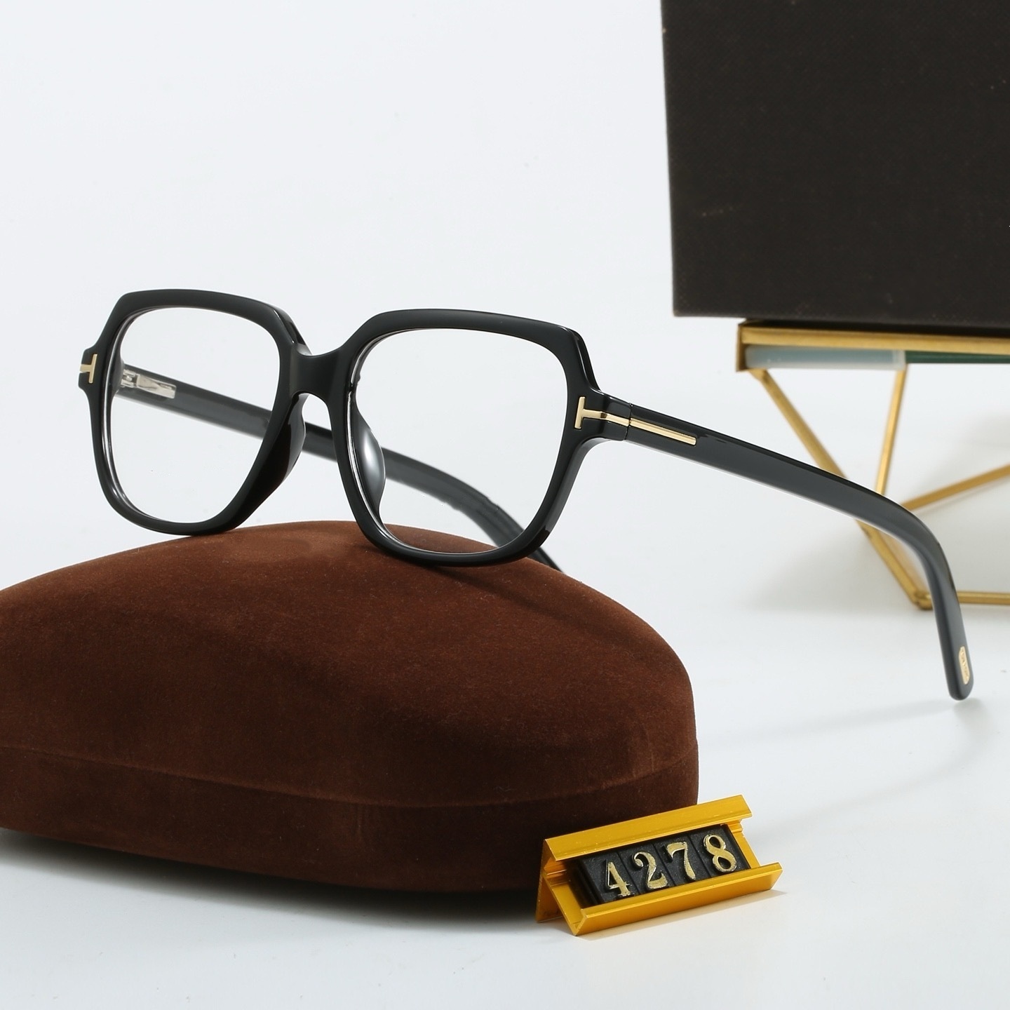 Top luxe pour femmes avec des styles de créateurs pour hommes et femmes imprimé léopard marques de lunettes populaires montures de lunettes lunet