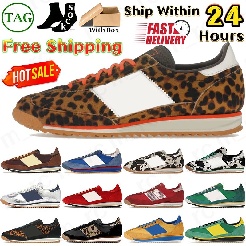 Designer running shoes SL 72 OG sneakers sports sneakers mens womens Blue Scarlet Maroon Brown Leopard Print Collegiate Green Cow Print Black White