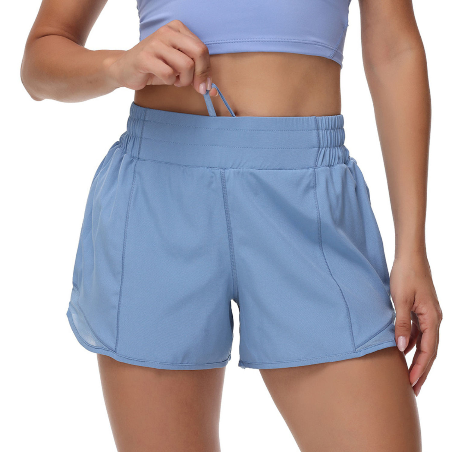 Women's Hotty Hot High-Rise Lined 4" Shorts Quick-Dry Gym Fitness Training Sports Shorts-image-1099447046