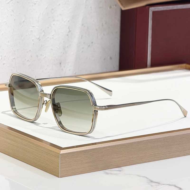 Designer sunglasses JMMs Alloy Fashion Rectangle Gradient Uv400 Men And Women Designer Brand Eyeglasses Luxury Sunglasses For Womens Mens