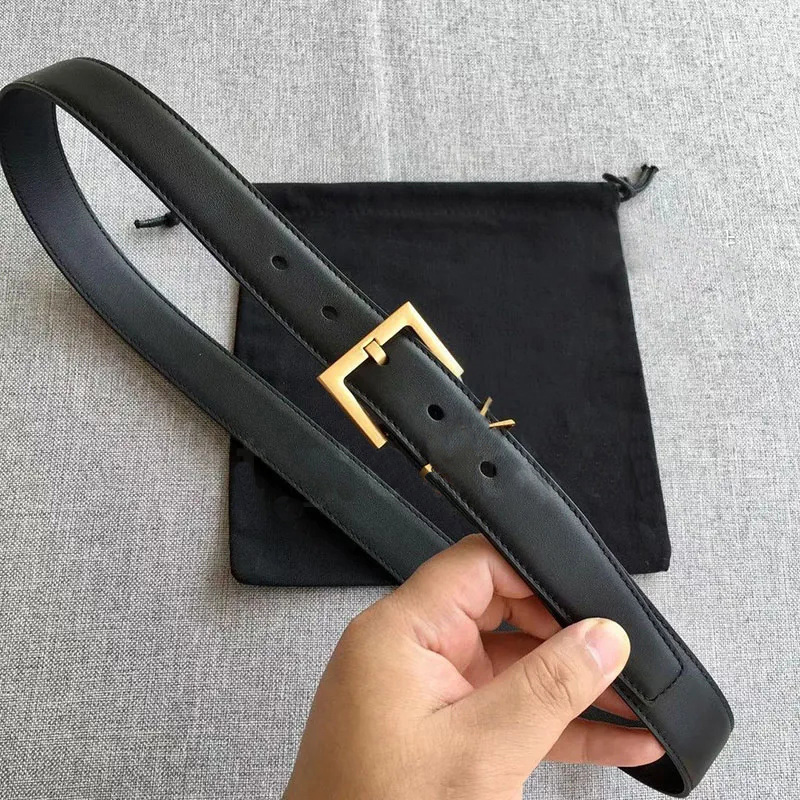 Belt designer belt for women10A genuine leather width 2cm 3cm luxury famous needle buckle belts for dress jeans Waist Strap banquet decor Christmas
