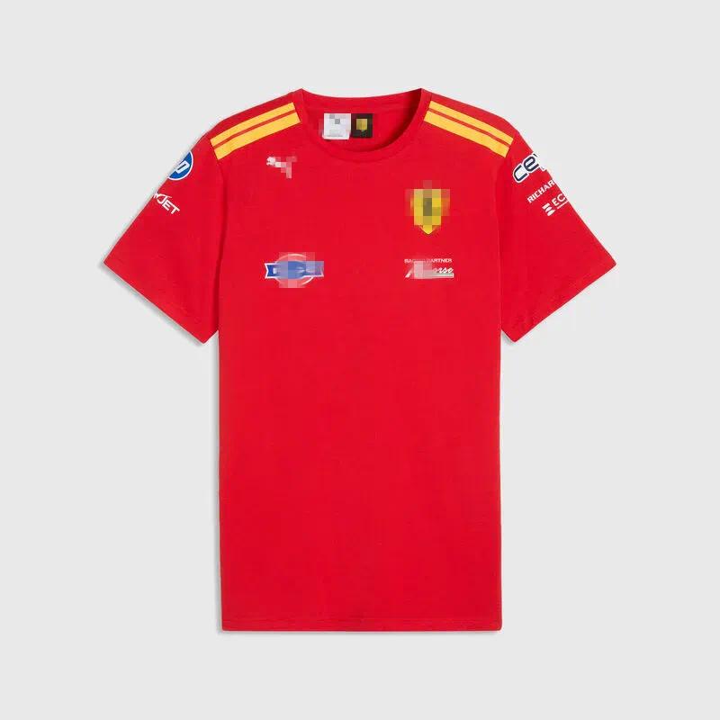 Customization supported high quality Ferrari F1 2026 Team Hypercar T-shirt Round neck short sleeved sports T-shirt for both men and women