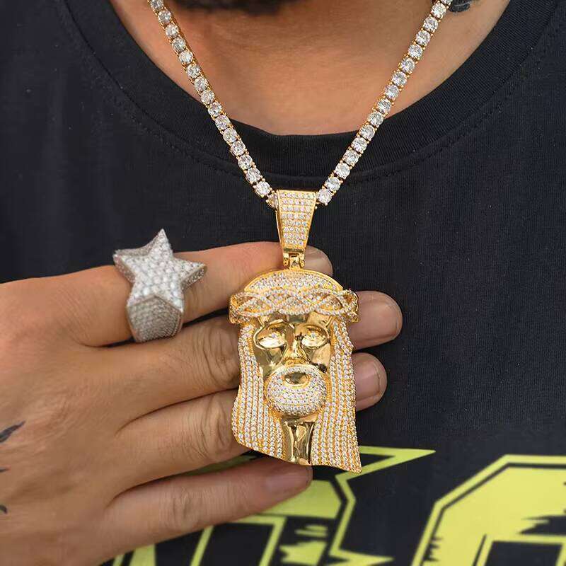 Hip Hop Jewelry Pass Diamond Tester Bling 925 Silver Iced Out GRA VVS Moissanite Pendant for Chain Men
