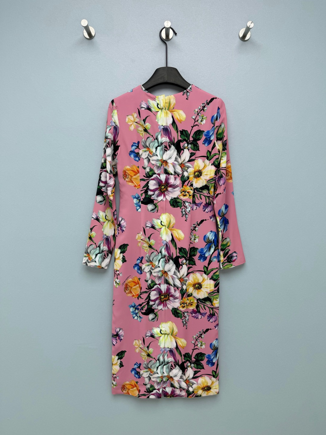 Milan Runway Dresses 2026 New Spring Summer Fashion Print Designer Dresses Brand Same Style Dresses 0501-7