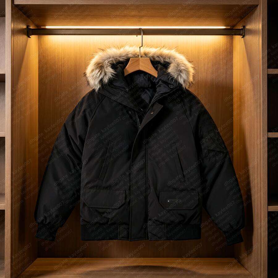 CHILLIWACKParka Goose down mens designer jacket men thickened puffer coat women brand jackets womens warm jacke winter puff wolf hair doudoune ho-image-970416053