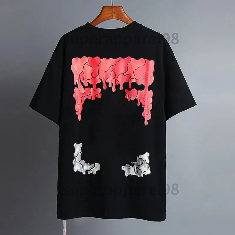 Designer Tees Cotton T Shirts For Men Hip Hop Rock Gothic Trendy Short Sleeve Loose Casual Daily Streetwear Vintage Fashion Outdoor Party Male Basic