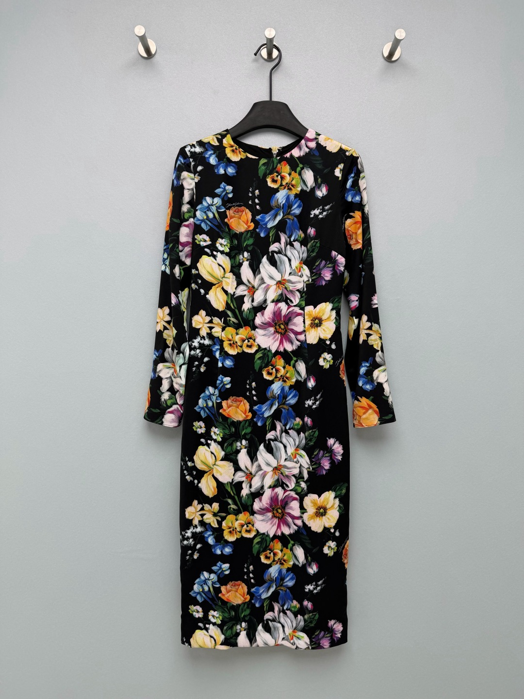 Milan Runway Dresses 2026 New Spring Summer Fashion Print Designer Dresses Brand Same Style Dresses 0501-6