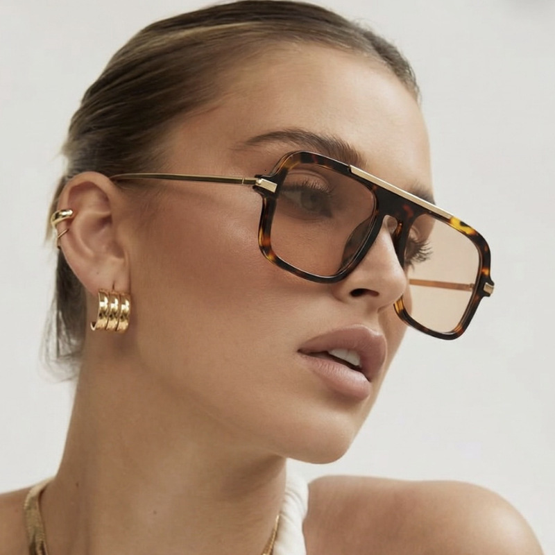 Designer Sunglasses Luxury Women's Euro American Square Sunglasses 2026 New Edition UV Resistant Suitable For Cycling And Driving High End Suns