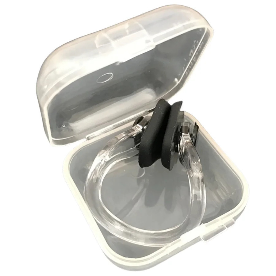 Women Men Swimming Nose Clip Case Waterproof Soft Silicone Swim Dive Bath Supplies 260430
