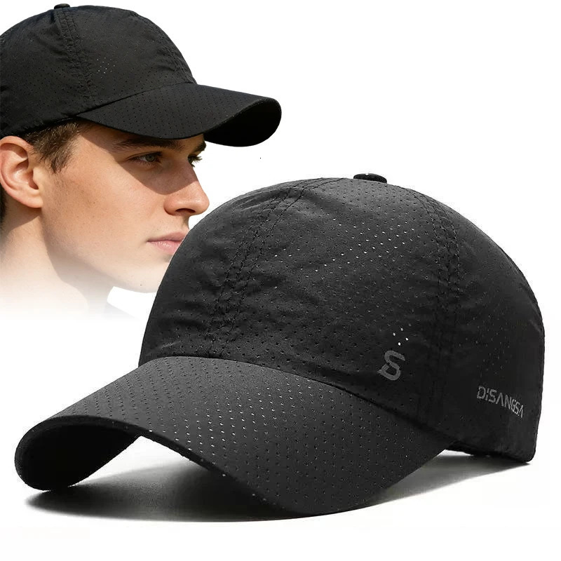 Spring Summer Outdoor Running Cap Unisex Thin Quick Drying Breathable Baseball Soft Top Strapback Golf for Men and Women 260430