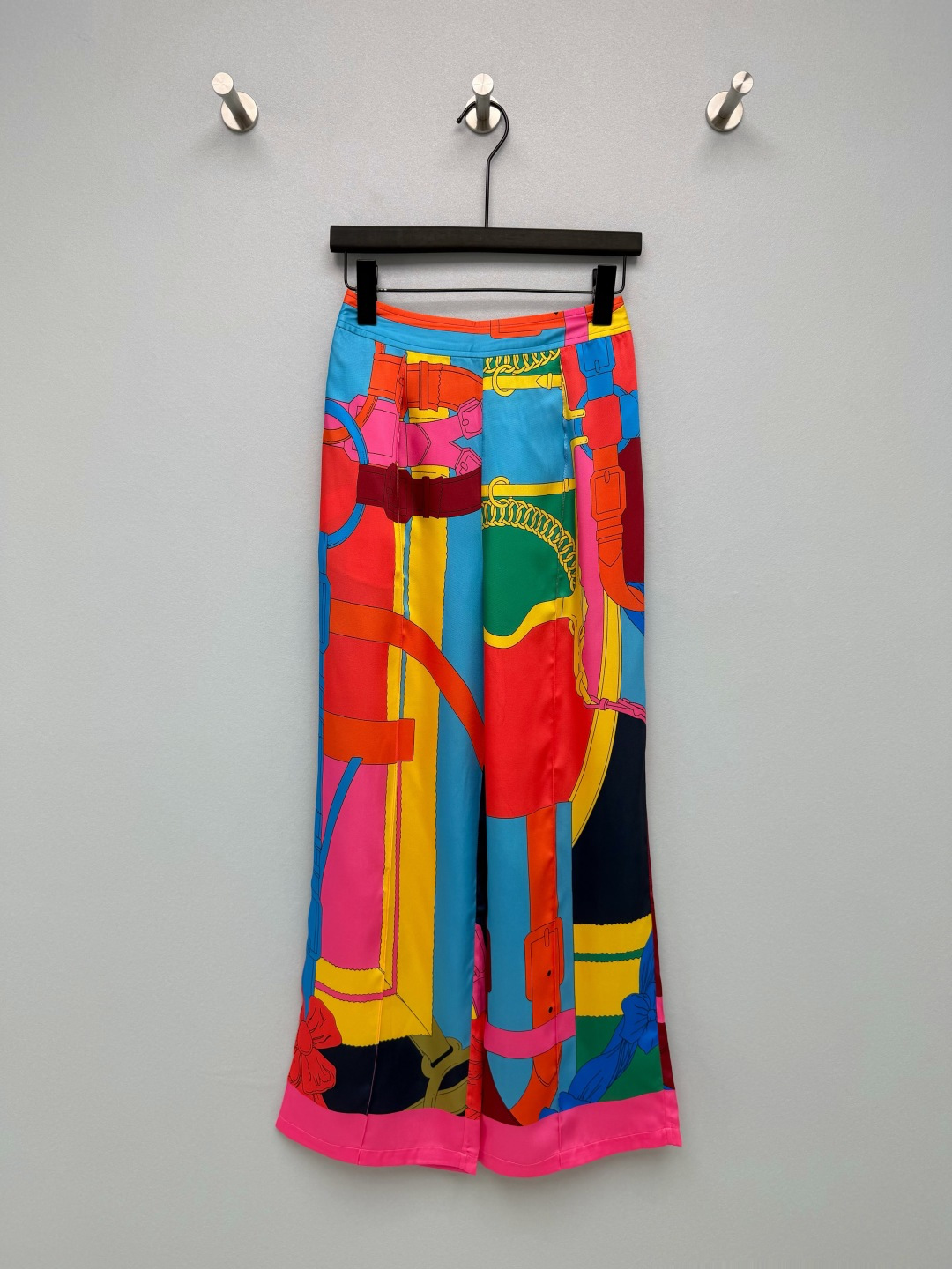 Milan Runway Pants 2026 New Spring Summer Fashion Women's Designer Pants Brand Same Style Pants 0502-5