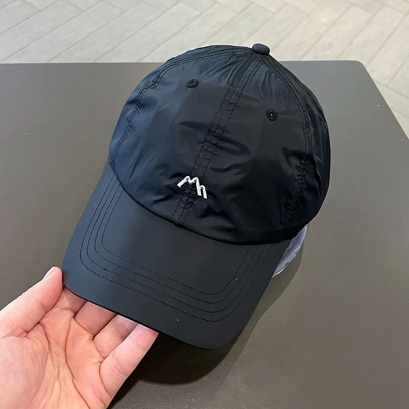 Summer embroidery quickdrying hat Spring and autumn outdoor sunscreen baseball cap adjustable sports visor 260430
