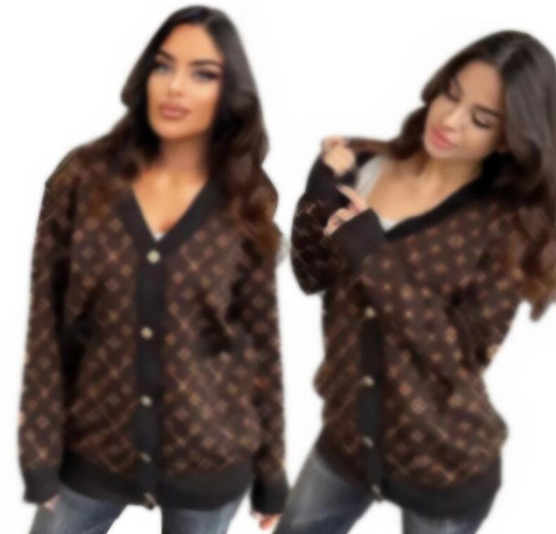 Womens Sweater Autumn/Winter Luxury Letter Tops Fashion Loose Designer Sweaters Knitted Cardigan Warm Hooded Coat Long Zipper Jacket
