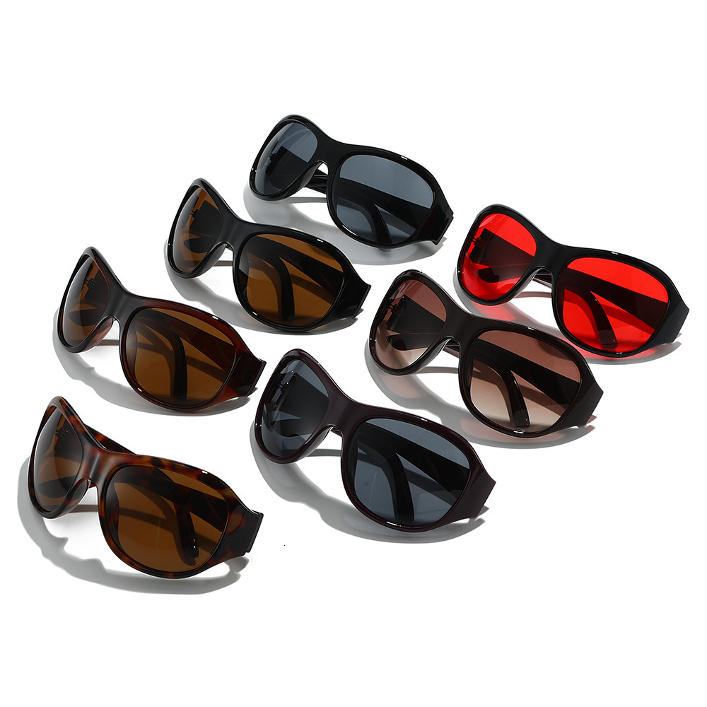 High Quality Cool stylish sports sun protection European and American minimalist internet celebrity sunglasses, personalized trendy women's sun