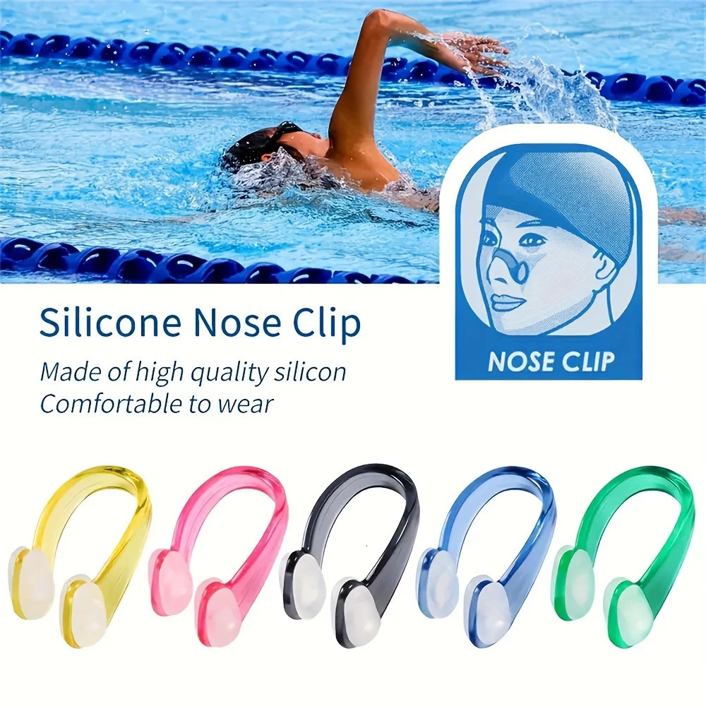 4 random items water sports nose clip waterproof swimming earplugs accessories 260430