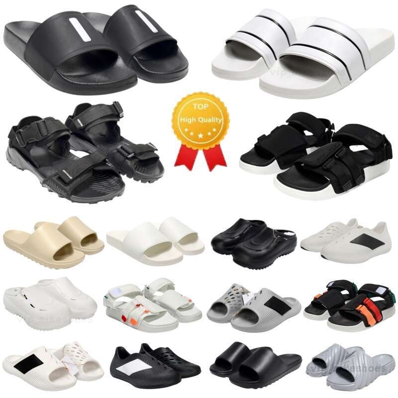 Designer Men Women Slides Sand Bone Resin White, black Slippers Vermilion Womens Shoes Sum me For both men and women Fashion